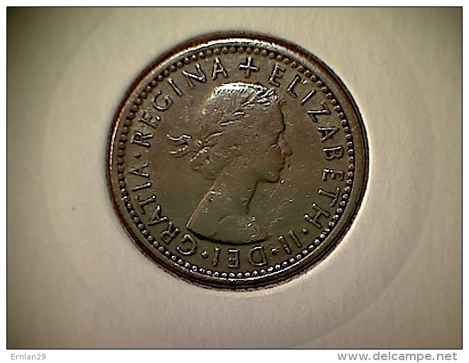 Grande Bretagne 6 Pence 1954 - H. 6 Pence