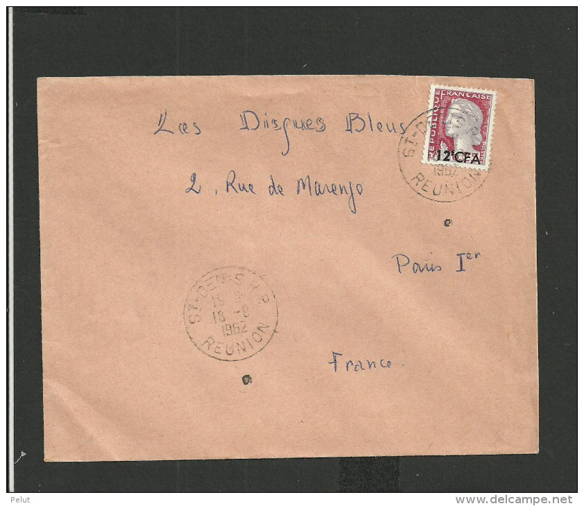 Enveloppe 1962 Saint-Denis Réunion - Briefe U. Dokumente