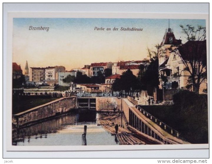 Bromberg / Bydgoszcz  / Channel / Canal / Raft  /  / Reproduction - Westpreussen