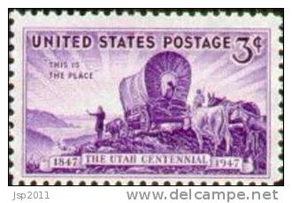 USA 1947 Scott 950, Utah Settlement Centenary, MNH ** - Ongebruikt