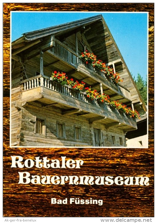 2) AK Bad Füssing Rottaler Bauernmuseum Bayern Deutschland Niederbayern Ndb. Germany Allemagne Germany - Bad Fuessing