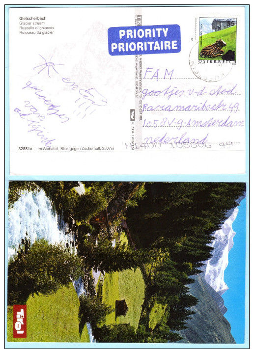 ÖSTERREICH AUSTRIA AUTRICHE - AK Postcard 2515 Ferienland - Gletscherbach   (026934) - Briefe U. Dokumente