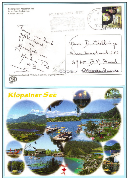 ÖSTERREICH AUSTRIA AUTRICHE - AK Postcard 2513 Ferienland - Klopeiner See   (026932) - Briefe U. Dokumente