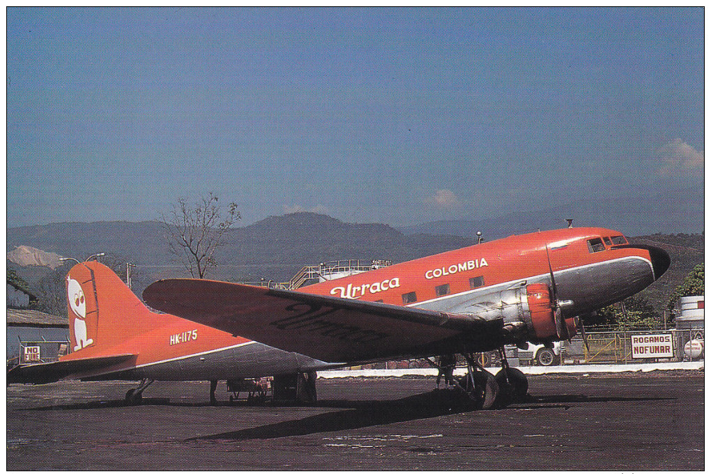 Urraca Colombia DC-3 Airplane , 60-80s - 1946-....: Era Moderna