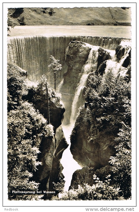 RB 1031 - Real Photo Postcard -  Pfaffensprung Bei Wassen Waterfall - Switzerland - Wassen