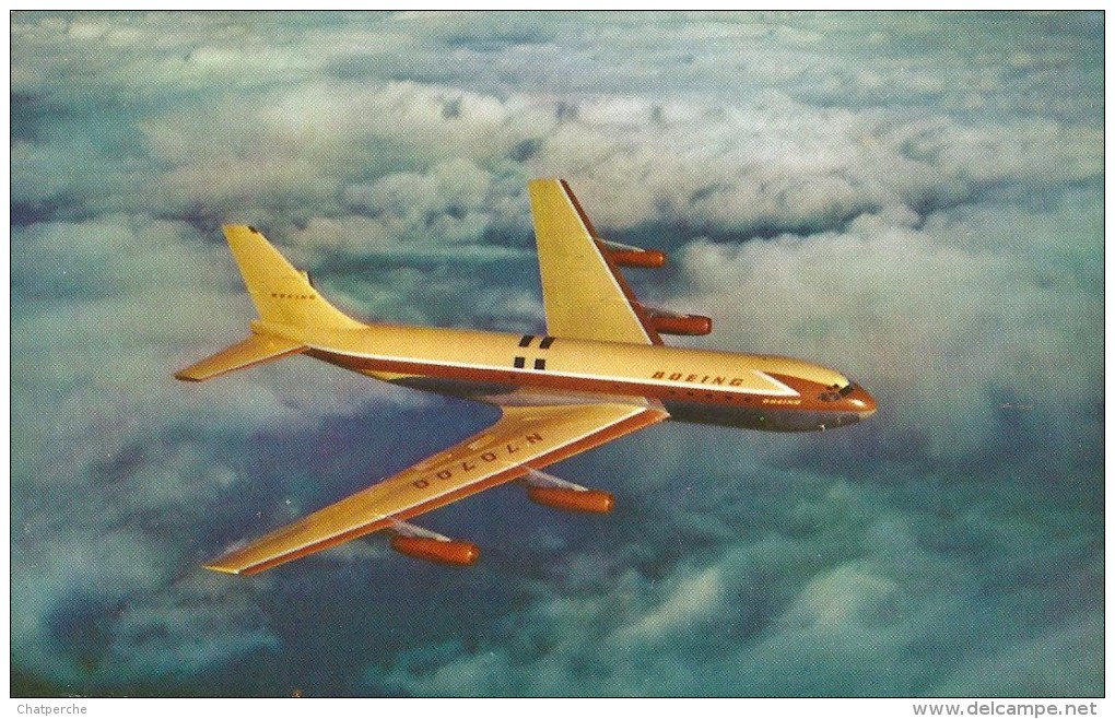 AVION AVIATION  BOEING 707  JET TANKER  EDIT NATURAL COLOR - 1946-....: Moderne