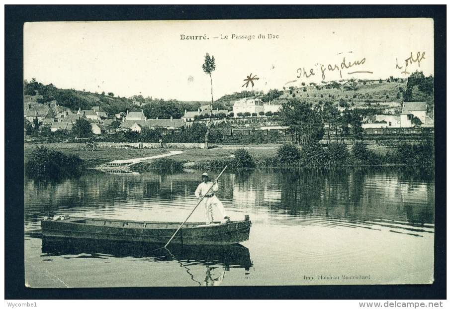 FRANCE  -  Bourre  Le Passage De Bac  Used Vintage Postcard As Scans - Otros & Sin Clasificación