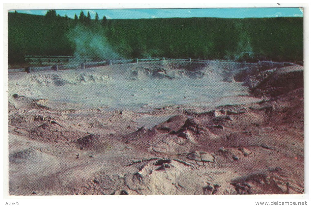 Fountain Paint Pot At Lower Geyser Basin In Yellowstone National Park - Yellowstone