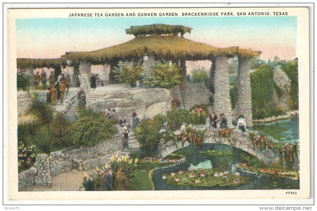 Japanese Tea Garden And Sunken Garden, Brackenridge Park, San Antonio, Texas - San Antonio
