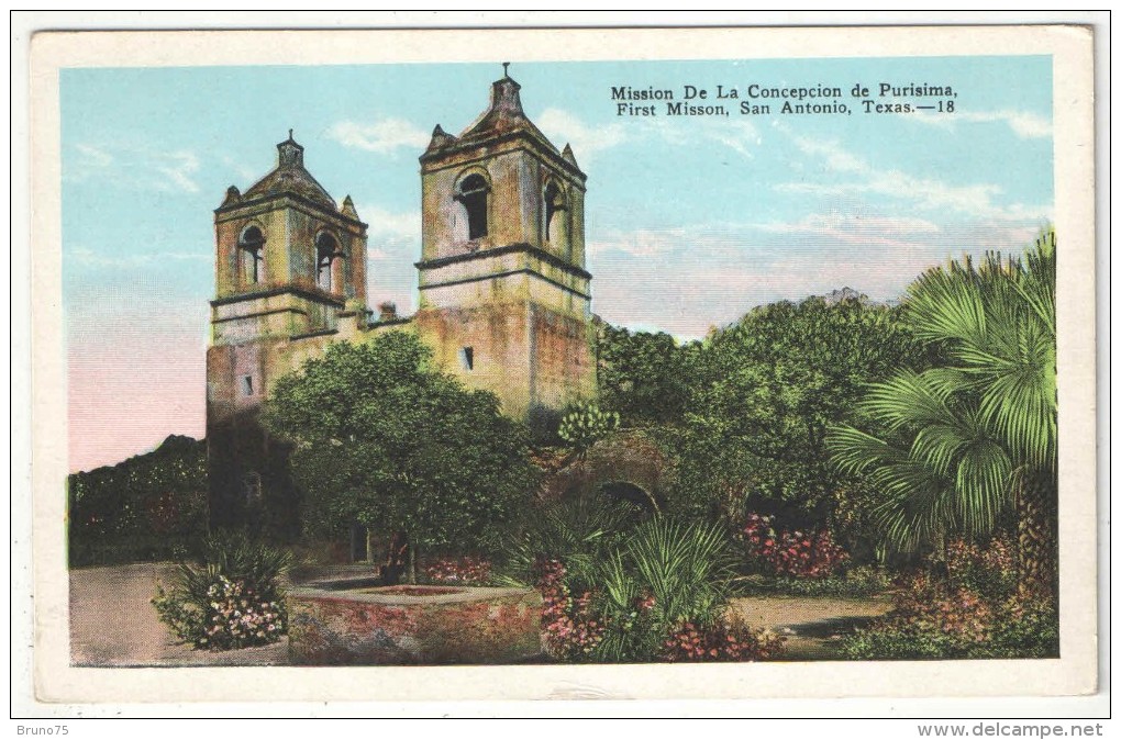 Mission De La Concepcion De Purisima, First Mission, San Antonio, Texas - San Antonio