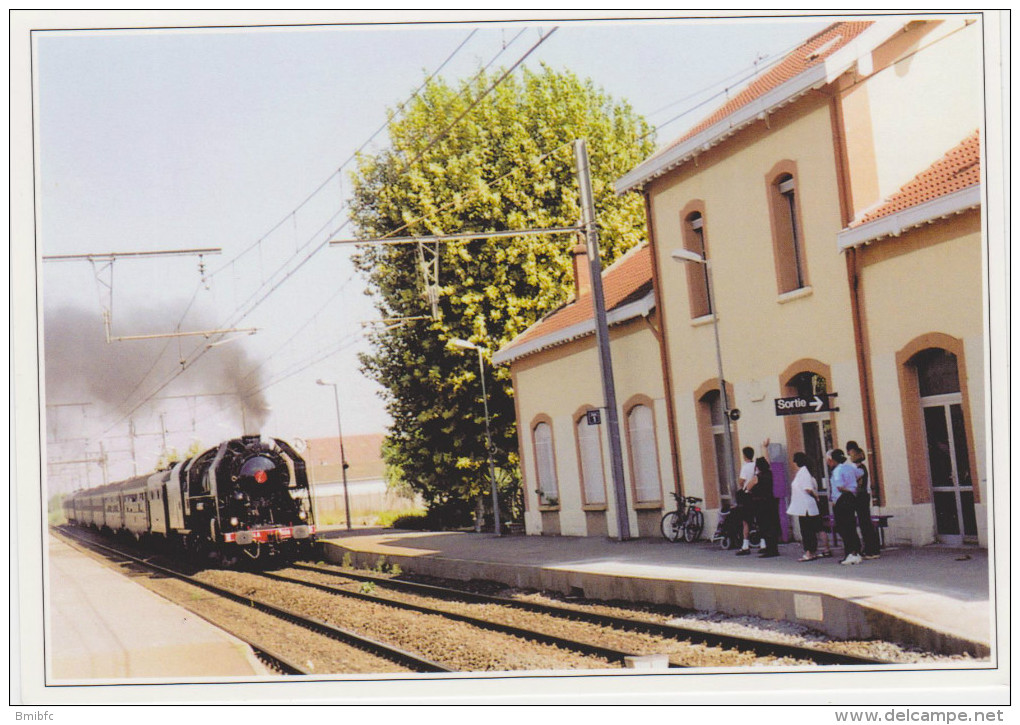 Gare De ELNE Train Spécial Toulouse-Banyuls/Mer 20.09.03 (tirage Limité à 500 Exemplaires) - Elne