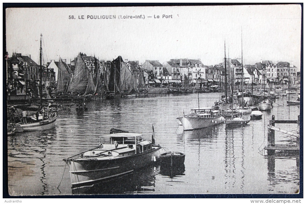 CPA 44 Le Pouliguen Le Port Belle Carte - Le Pouliguen