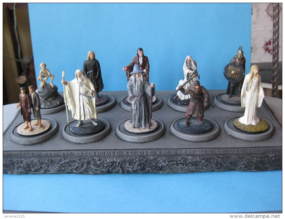 10 Figurines En Plomd Le Seigneur Des Anneaux 54 Mm Vendu Avec Socle & - Donjons & Dragons