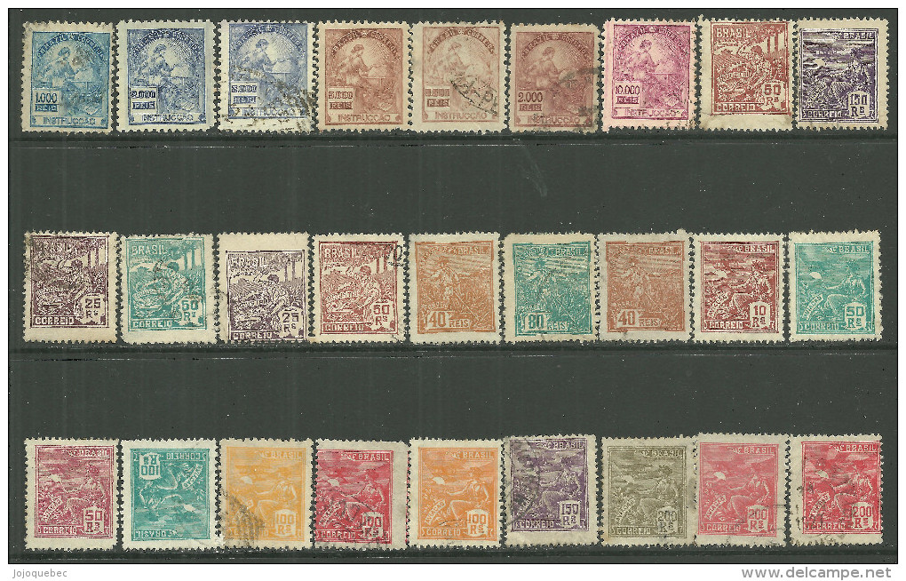 Timbres De Brésil Neufs Avec Charniére Et Oblitérérs, MINT HINGED & USED - Unused Stamps