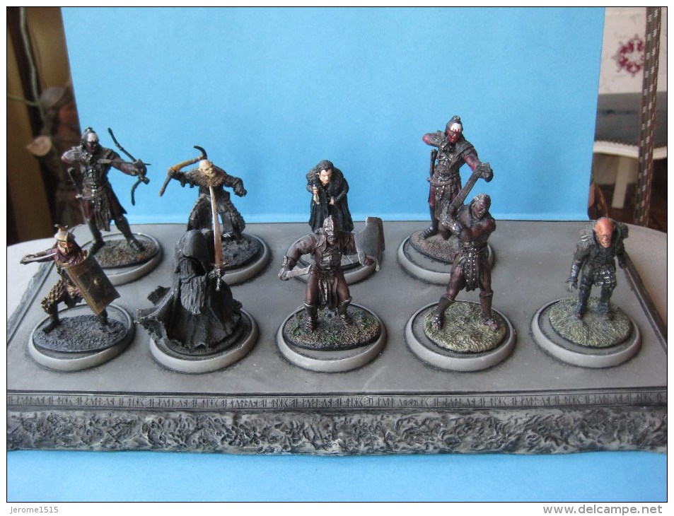 9 Figurines En Plomd Le Seigneur Des Anneaux 54 Mm Vendu Avec Socle & - Donjons & Dragons