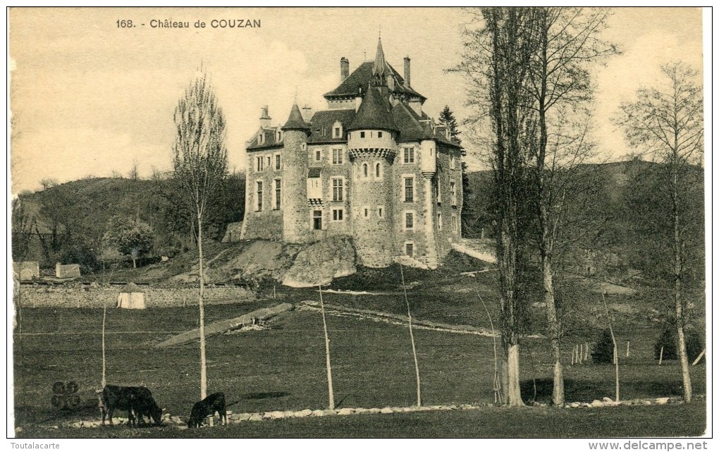 CPA 15  VEBRET DE SAIGNES CHATEAU DE COUZAN - Other & Unclassified