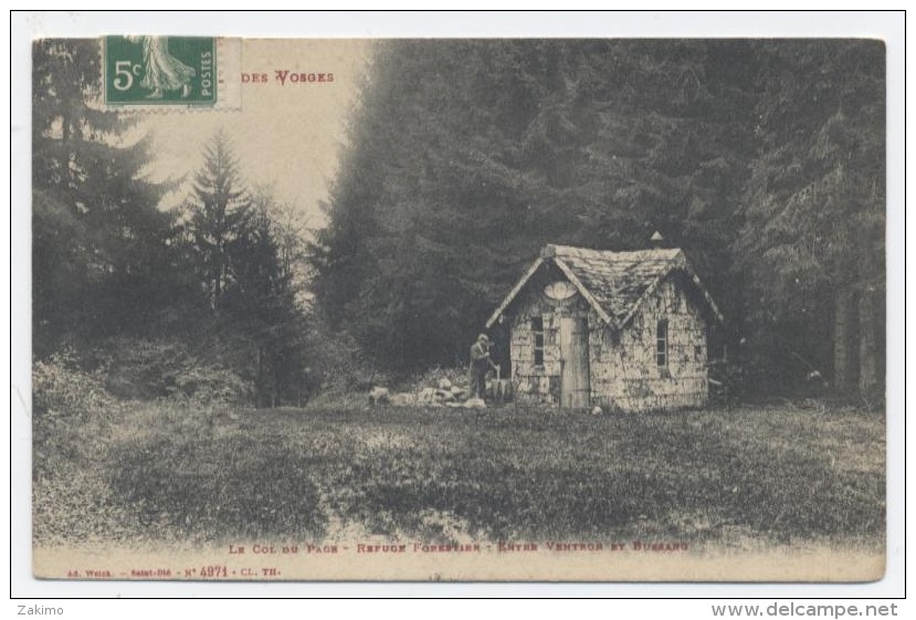 88-COL DU PAGE, LE REFUGE FORESTIER, ENTREE BUSSANG ET VENTRON  -RECTO/VERSO -C14 - Col De Bussang