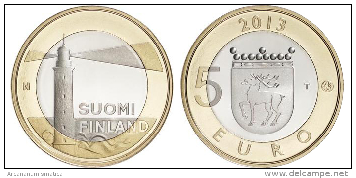 FINLANDIA / FINLAND  5€  2.013  2013  BIMETÁLICA  SC/UNC   "ALAND"   T-DL-11.286 - Finland