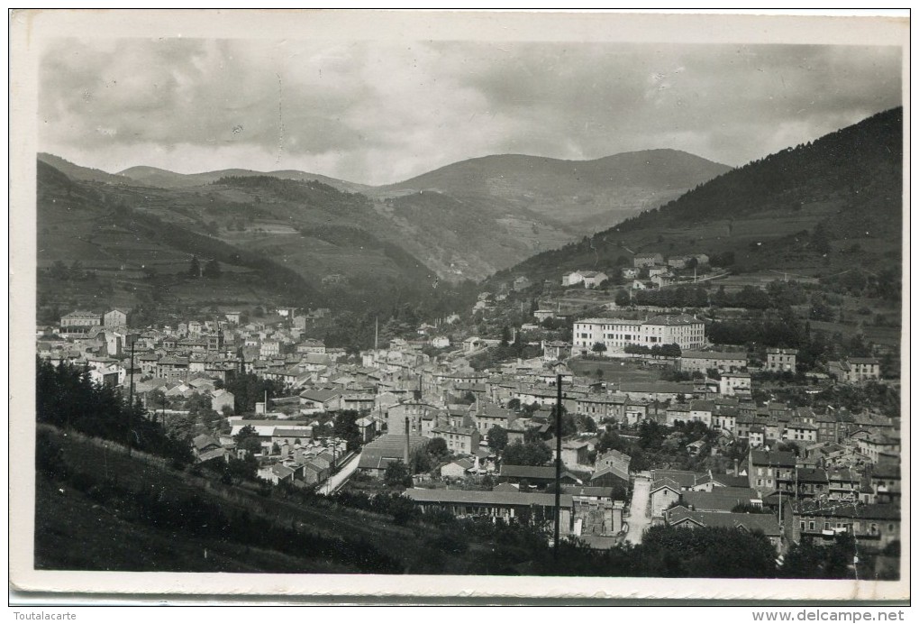 CPSM 42 BOURG ARGENTAL LA VUE GENERALE - Bourg Argental