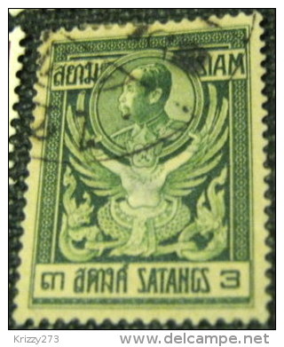 Siam 1910 King Chulalongkorn 3s - Used - Siam