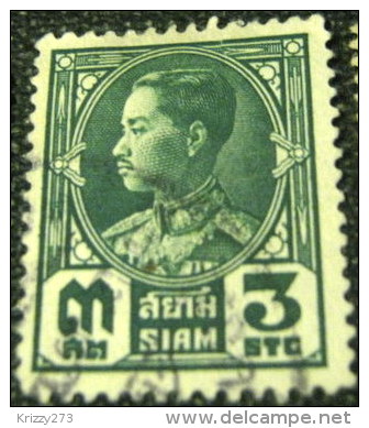 Siam 1928 King Prajadhipok 3s - Used - Siam