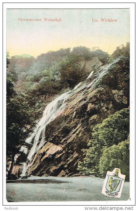 RB 1032 - Early Postcard -  Powerscourt Waterfall - County Wicklow - Ireland Eire - Wicklow
