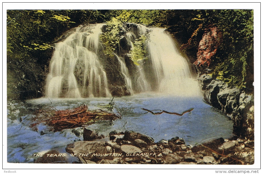 RB 1032 - Ireland Postcard - The Tears Of The Mountain Waterfall - Glenarrif - County Antrim - Antrim