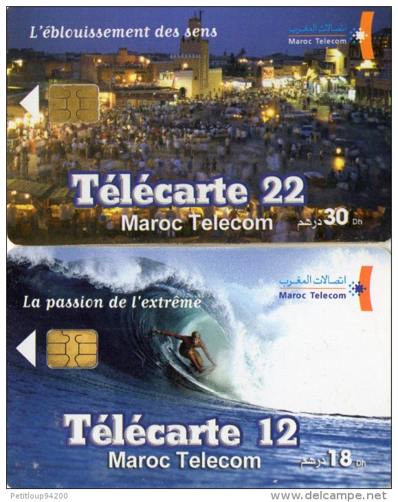 TELECARTES  MAROC  18/30 Dh  (lot De 2) ******6 - Morocco