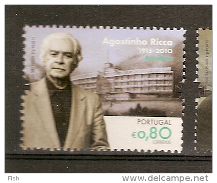 Portugal ** &  Vultos Da História E Da Cultura, Agostinho Ricca 2015, - Unused Stamps