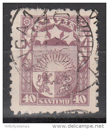 Latvia     Scott No   150    Used    Year  1927 - Lettland