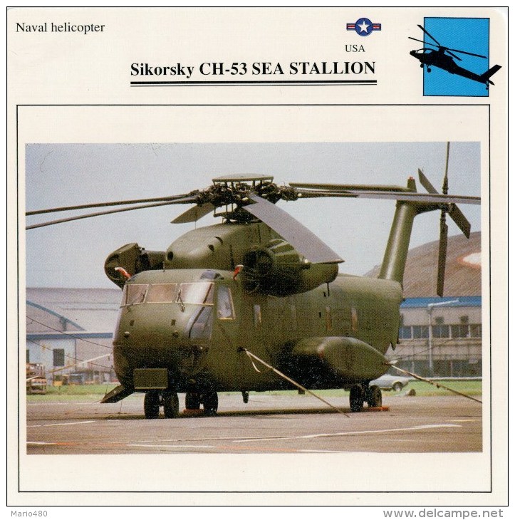 SIKORSKY  CH-53  SEA  STALLION    2 SCAN     (NUOVO CON DESCRIZIONE E SCHEDA TECNICA) - Hubschrauber