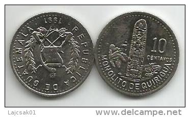 Guatemala 10 Centavos 1991. High Grade - Guatemala