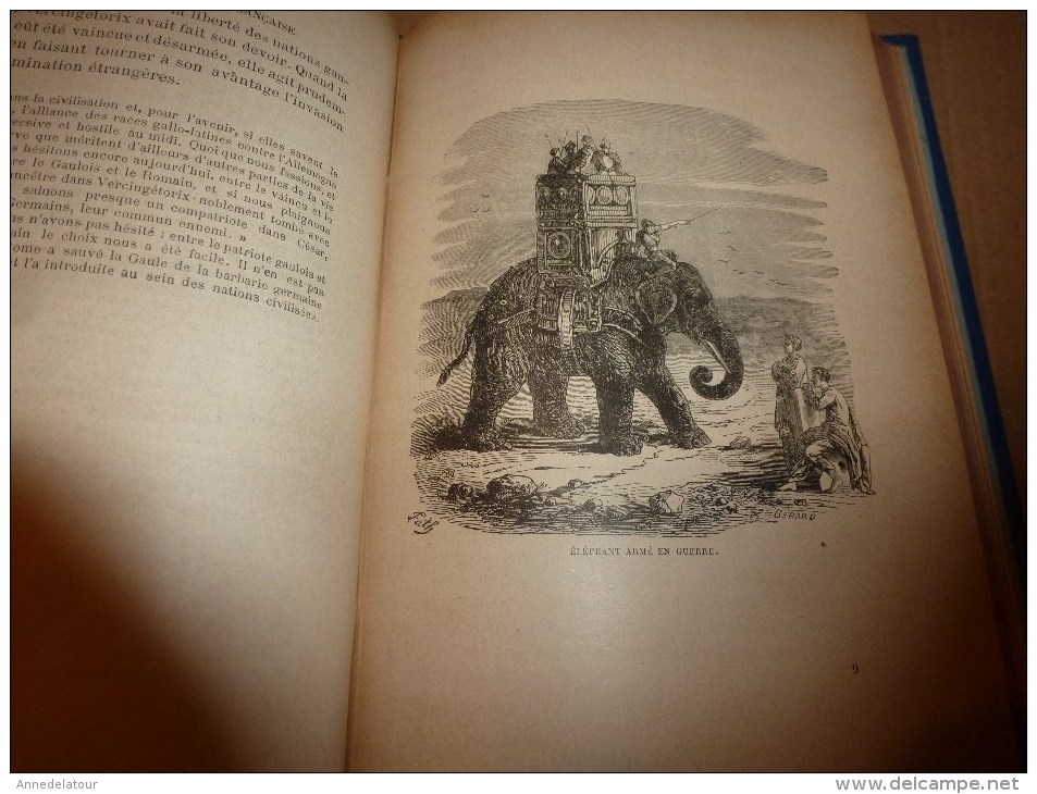 1892  Les origines de la NATION FRANCAISE des gaulois à Charlemagne ,     par A. Pizard