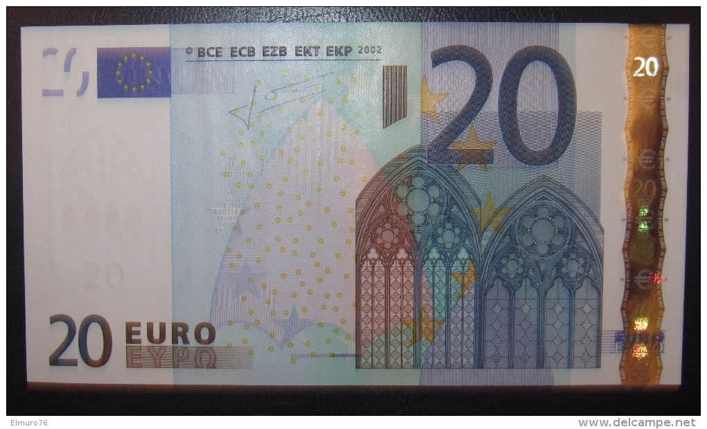 20 EURO R001I4 Germany  Serie X18  Perfect UNC - 20 Euro