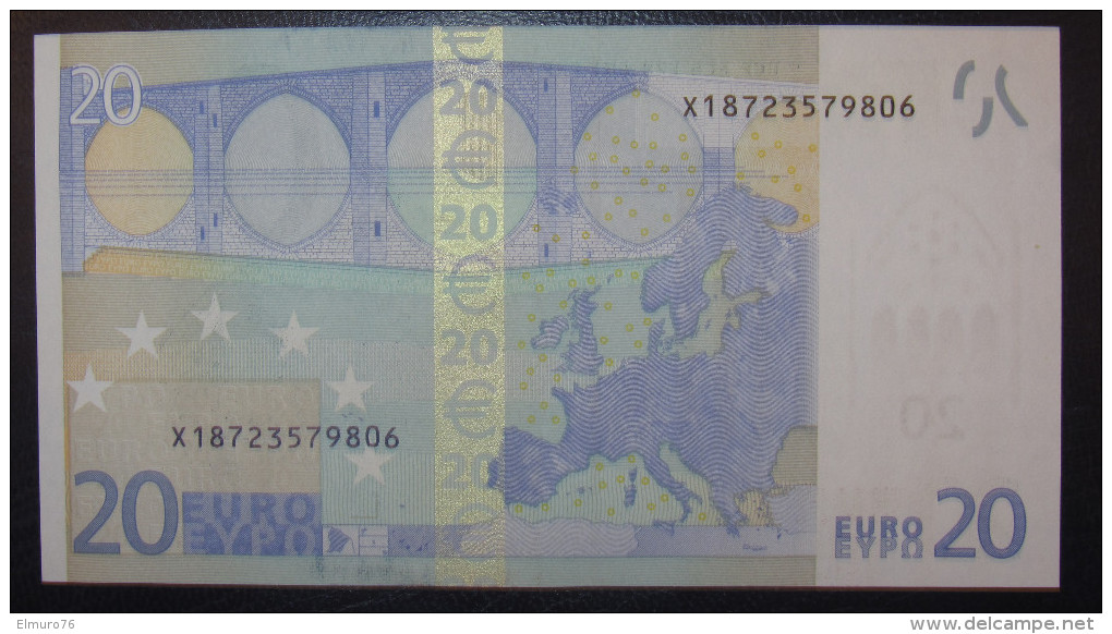 20 EURO R001I4 Germany  Serie X18  Perfect UNC - 20 Euro