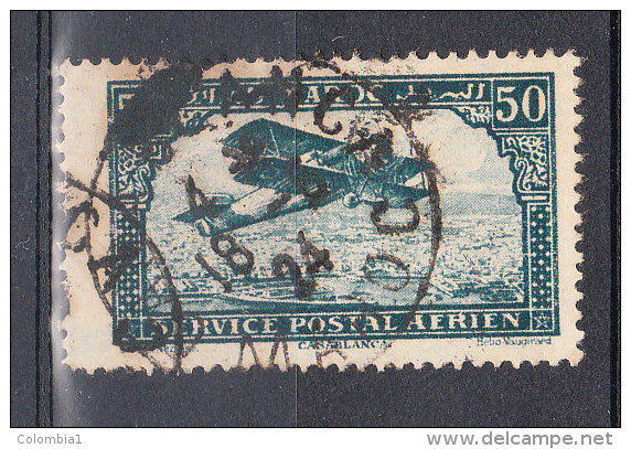 MAROC YT PA 3 Oblitéré CASABLANCA 18-6-1924 - Airmail