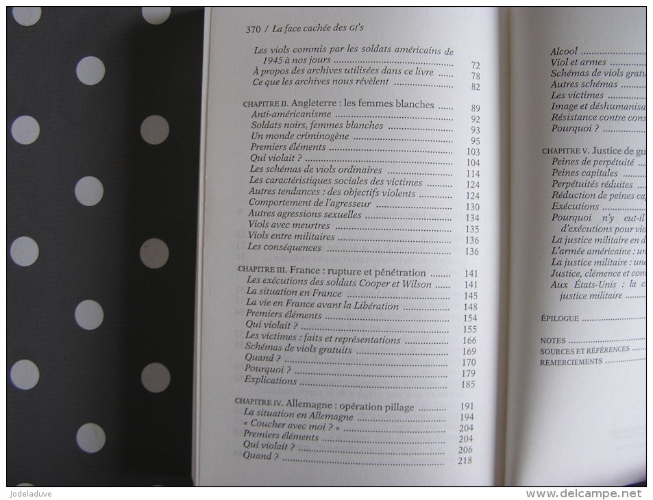LA FACE CACHEE DES Gi ´S Les Viols Commis Par Des Soldats Américains En France Angleterre Allemagne Lilly Guerre 40 45 - Oorlog 1939-45