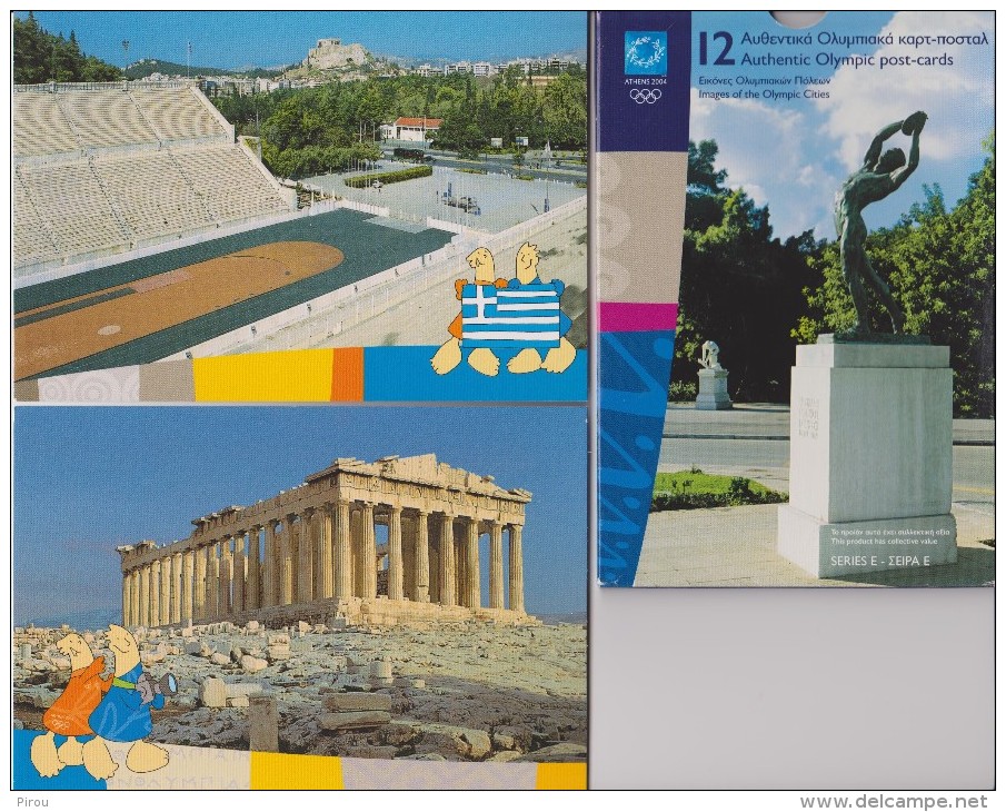 JEUX  OLYMPIQUES D'ATHENES 2004 " 12 Cartes Postales De La Cité Olympique " - Olympic Games