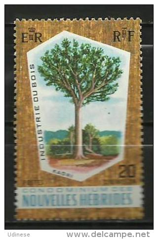 NEW HEBRIDES CONDOMINIUM 1969 - KAORI TREE - MNH MINT NEUF NUEVO - Unused Stamps