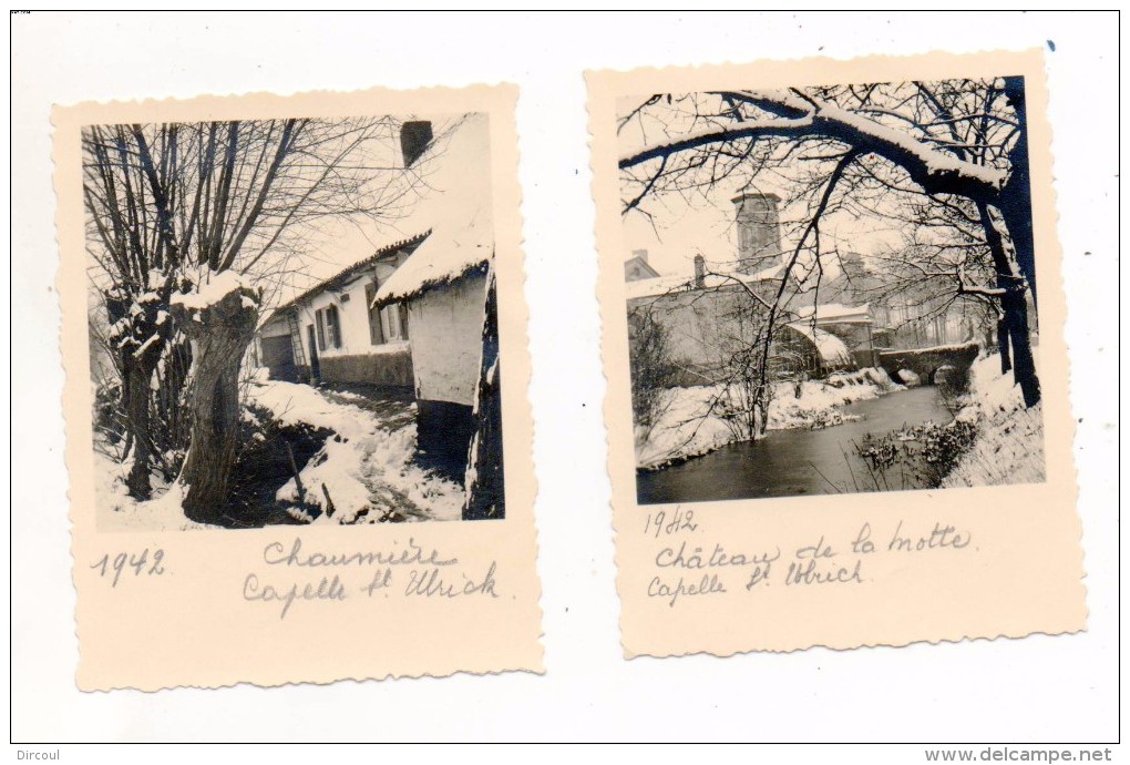 30521  -   Capelle  St  Ulrich - Ternat   2  Photos  1942  -  7,8  X  6 - Ternat