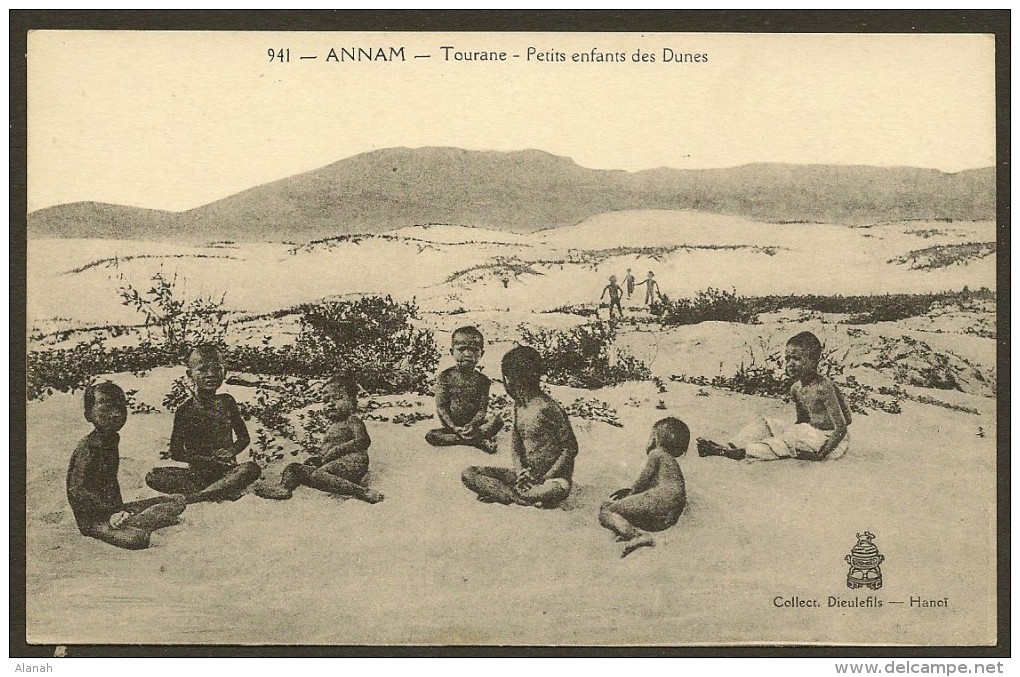 ANNAM Tourane Petits Enfants Des Dunes (Dieulefils) Viet Nam - Viêt-Nam