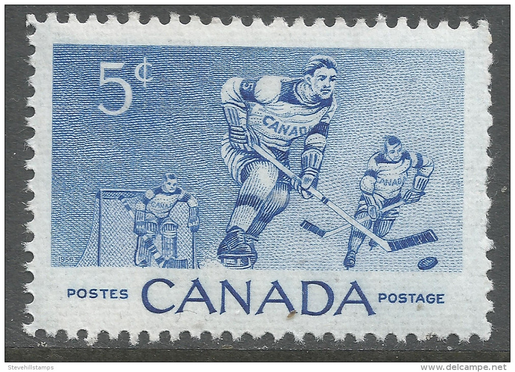 Canada. 1955 Ice-Hockey Commemoration. 5c MH. SG 485 - Ongebruikt