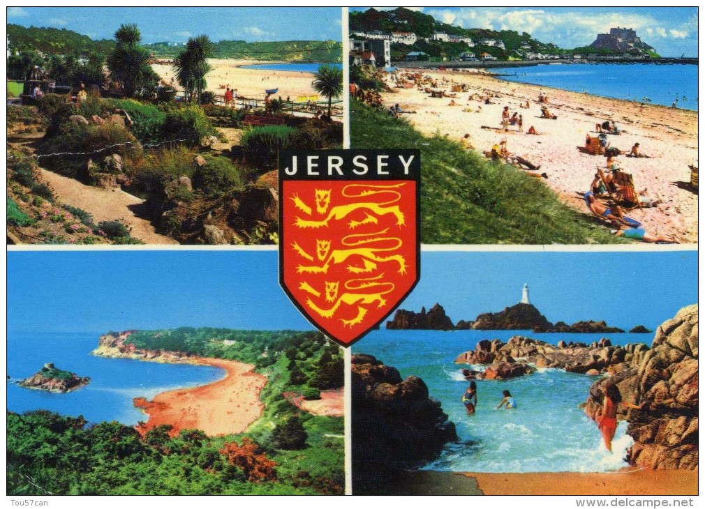 JERSEY - UNITED KINGDOM - 4 VIEWS POSTCARD. - Other & Unclassified