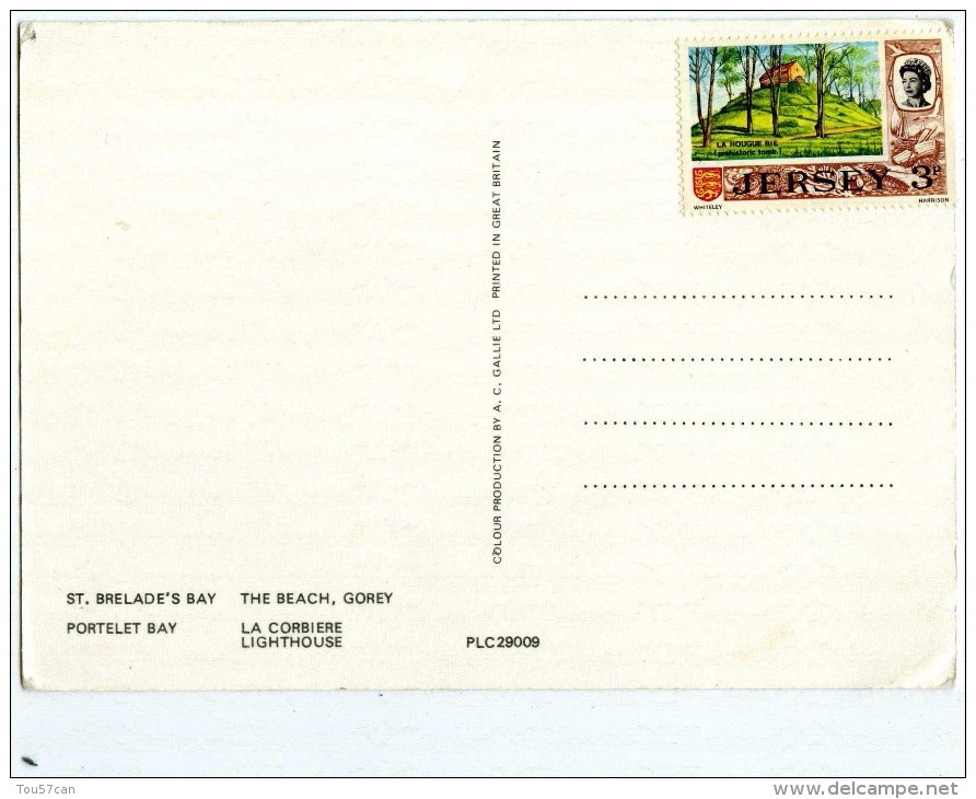 JERSEY - UNITED KINGDOM - 4 VIEWS POSTCARD. - Other & Unclassified