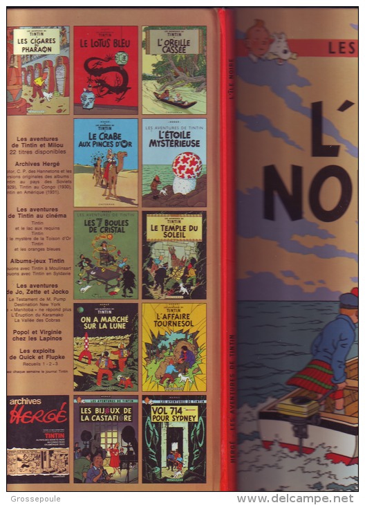 TINTIN L'ILE NOIRE - 1966 Imprimé En Belgique - TRES BEL ASPECT - Tintin