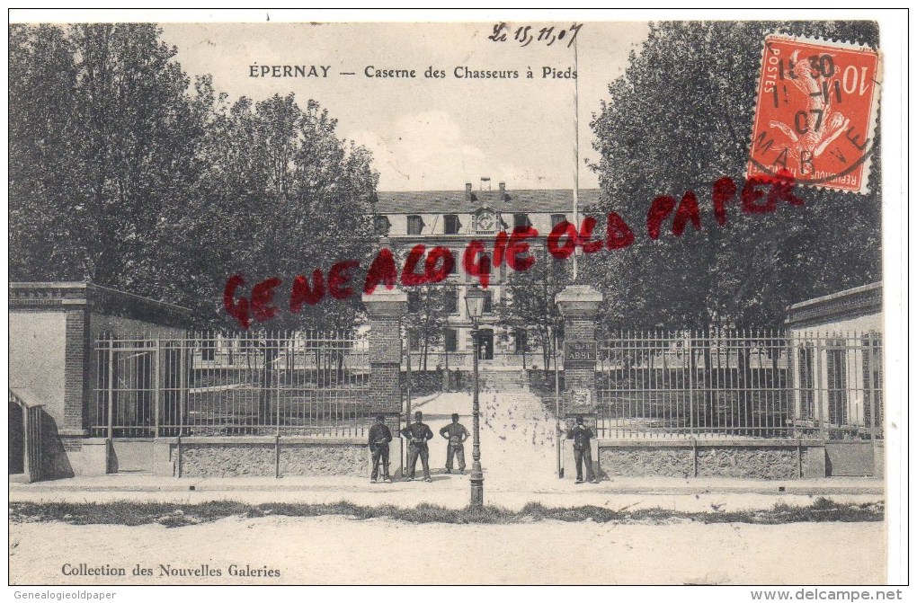 51 - EPERNAY - CASERNE DES CHASSEURS A PIEDS - Epernay