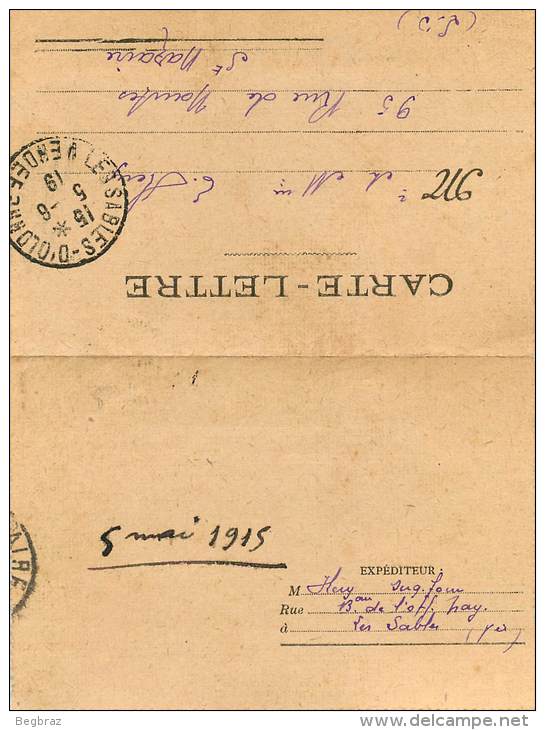 CORRESPONDANCE MILITAIRE   15 PIECES DIFFERENTES  ST NAZAIRE  LES SABLES DOLONNE   CACHET