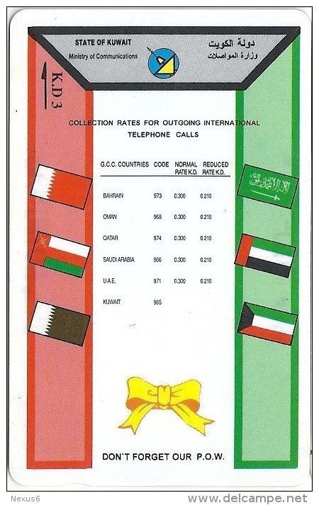 Kuwait - G.C.C. Countries Rates, 19KWTA, 1994, 100.000ex Used - Koeweit