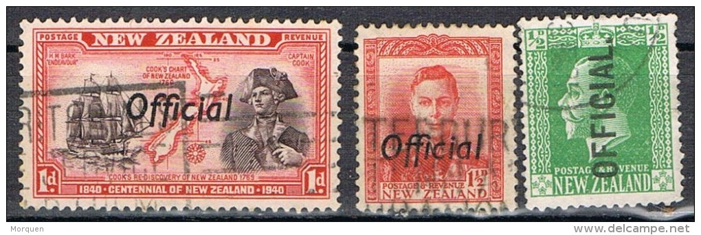 Sellos Service Official NEW ZEALAND, Num 52-87 º - Used Stamps