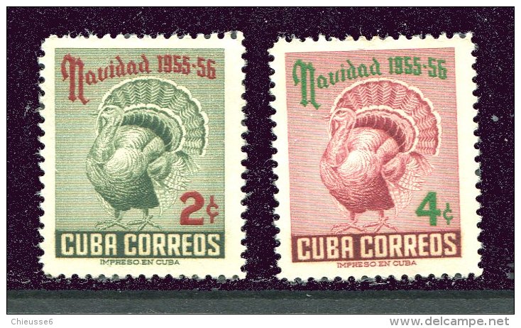 Cuba ** - N° 431/432 - Dindes - Neufs